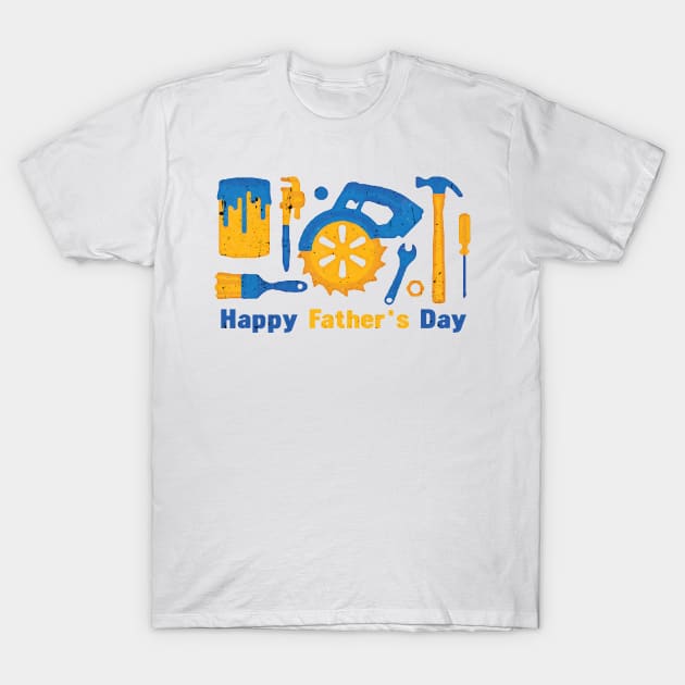 Happy Father's Day T-Shirt by Wizoo